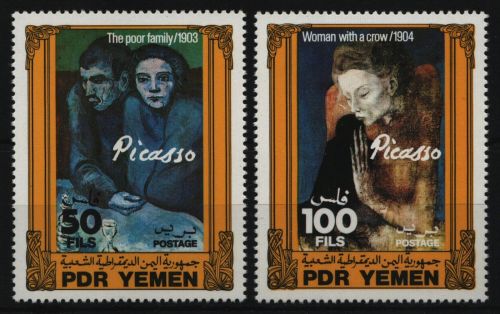 Südjemen 1983 - Mi-Nr. 306-307 ** - MNH - Pablo Picasso