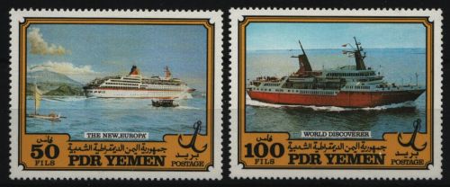 Südjemen 1983 - Mi-Nr. 327-328 ** - MNH - Schiffe / Ships