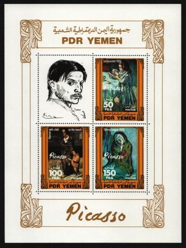 Südjemen 1983 - Mi-Nr. Block 9 ** - MNH - Pablo Picasso