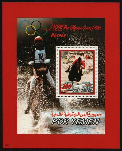 Südjemen 1983 - Mi-Nr. Block 10 var ** - MNH - Olympia Los Angeles