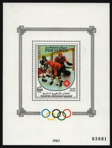 Südjemen 1983 - Mi-Nr. Block 18 ** - MNH - Olympia Sarajevo