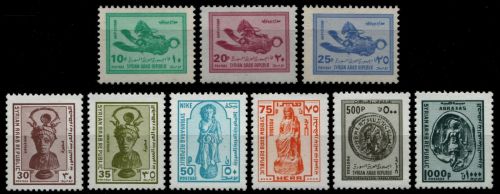 Syrien 1976 - Mi-Nr. 1313-1321 ** - MNH - Archäologische Funde