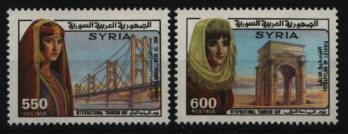 Syrien 1988 - Mi-Nr. 1731-1732 ** - MNH - Tourismus / Tourism