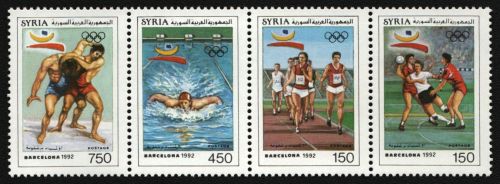 Syrien 1992 - Mi-Nr. 1863-1866 ** - MNH - Olympia Barcelona