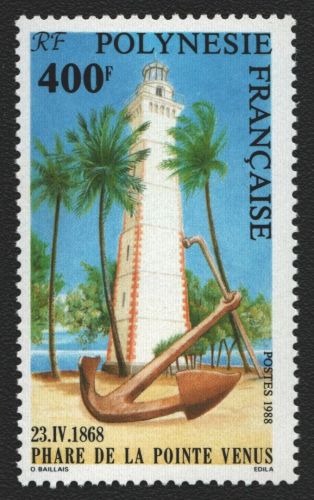 Franz. Polynesien 1988 - Mi-Nr. 502 ** - MNH - Leuchttürme / Lighthouses