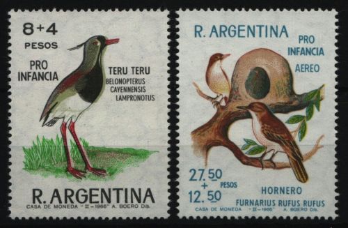 Argentinien 1966 - Mi-Nr. 900-901 ** - MNH - Vögel / Birds