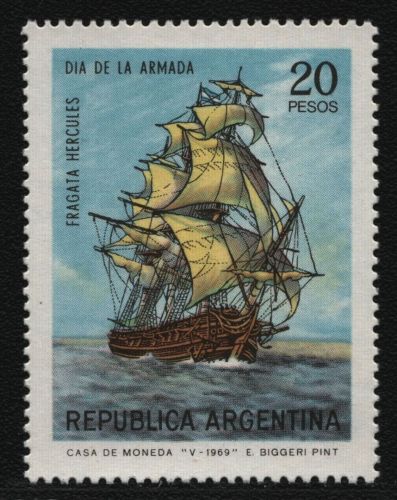 Argentinien 1969 - Mi-Nr. 1020 ** - MNH - Schiffe / Ships