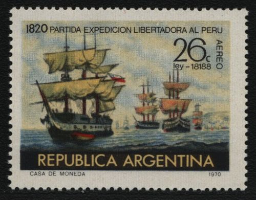 Argentinien 1970 - Mi-Nr. 1068 ** - MNH - Schiffe / Ships
