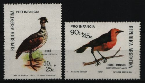 Argentinien 1973 - Mi-Nr. 1142-1143 ** - MNH - Vögel / Birds