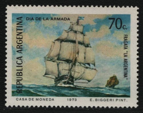 Argentinien 1973 - Mi-Nr. 1158 ** - MNH - Schiffe / Ships