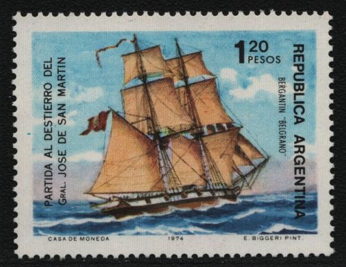 Argentinien 1974 - Mi-Nr. 1190 ** - MNH - Schiffe / Ships