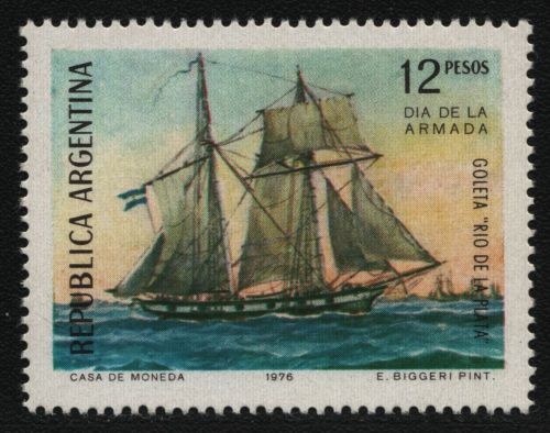 Argentinien 1976 - Mi-Nr. 1276 ** - MNH - Schiffe / Ships