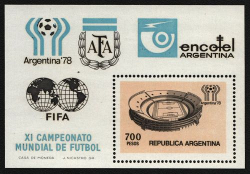 Argentinien 1978 - Mi-Nr. Block 20 ** - MNH - Fußball / Soccer