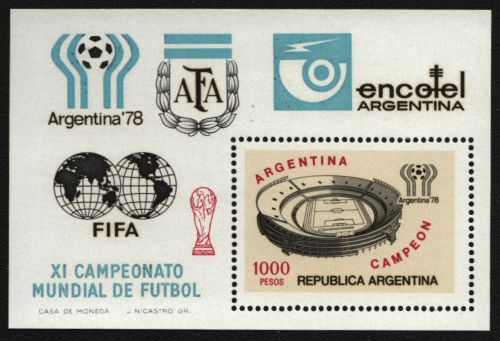 Argentinien 1978 - Mi-Nr. Block 21 ** - MNH - Fußball / Soccer