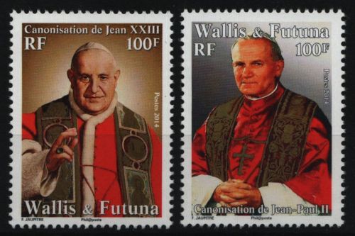 Wallis & Futuna 2014 - Mi-Nr. 1090-1091 ** - MNH - Heiligsprechnung