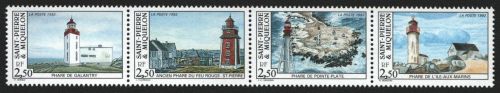 St. Pierre & Miquelon 1992 - Mi-Nr. 639-642 ** - MNH - Leuchttürme (II)