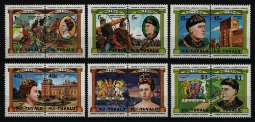 Tuvalu - Nui 1984 - Mi-Nr. 9-20 ** - MNH - Englische Monarchen