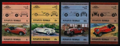 Tuvalu - Funafuti 1984 - Mi-Nr. 13-20 ** - MNH - Autos / Cars