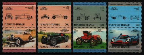 Tuvalu - Funafuti 1985 - Mi-Nr. 37-44 ** - MNH - Autos / Cars