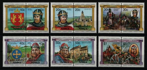 Tuvalu - Nanumaga 1984 - Mi-Nr. 13-24 ** - MNH - Englische Monarchen