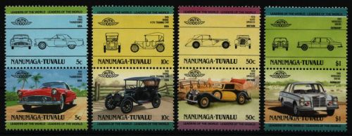 Tuvalu - Nanumaga 1984 - Mi-Nr. 25-32 ** - MNH - Autos / Cars