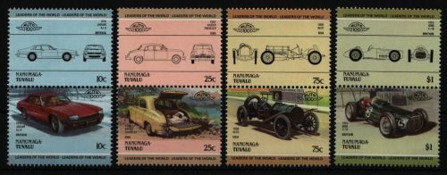 Tuvalu - Nanumaga 1985 - Mi-Nr. 49-56 ** - MNH - Autos / Cars