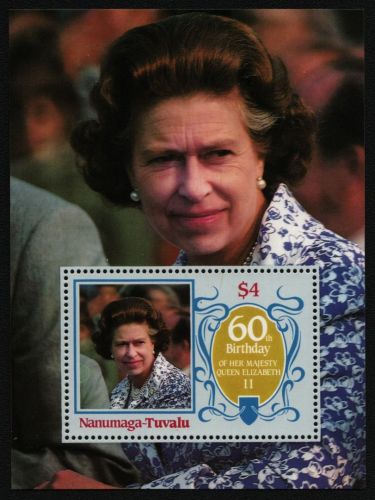 Tuvalu - Nanumaga 1986 - Mi-Nr. Block 4 ** - MNH - Queen Elizabeth II