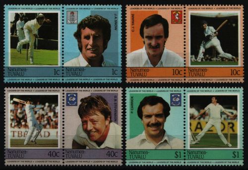 Tuvalu - Nanumea 1984 - Mi-Nr. 13-20 ** - MNH - Kricketspieler