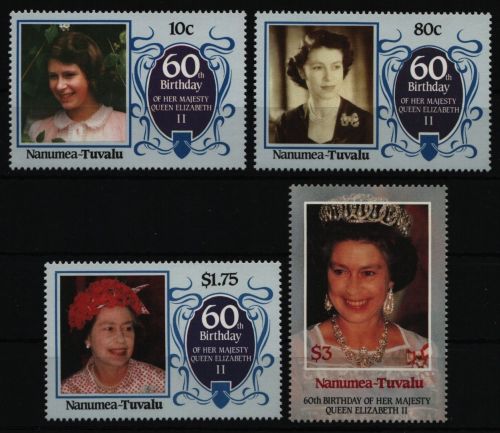 Tuvalu - Nanumea 1986 - Mi-Nr. 67-70 ** - MNH - Queen Elizabeth II