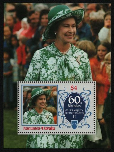 Tuvalu - Nanumea 1986 - Mi-Nr. Block 4 ** - MNH - Queen Elizabeth II