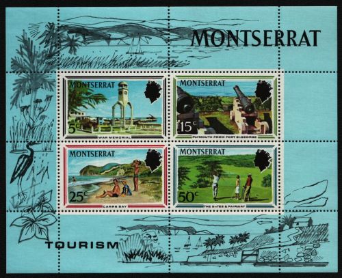 Montserrat 1970 - Mi-Nr. Block 1 ** - MNH - Tourismus