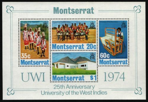 Montserrat 1974 - Mi-Nr. Block 4 ** - MNH - Universität / University