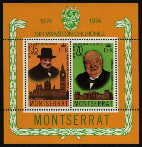 Montserrat 1974 - Mi-Nr. Block 5 ** - MNH - Winston Churchill