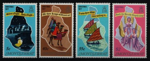 Montserrat 1977 - Mi-Nr. 377-380 ** - MNH - Weihnachten / X-mas