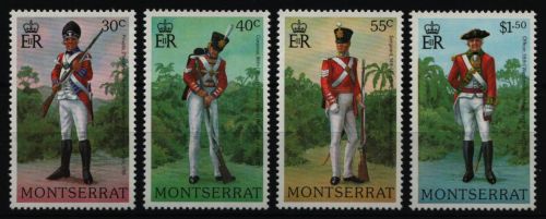 Montserrat 1978 - Mi-Nr. 393-396 ** - MNH - Uniformen / Uniforms