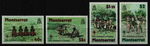 Montserrat 1979 - Mi-Nr. 397-400 ** - MNH - Pfadfinder / Scouts