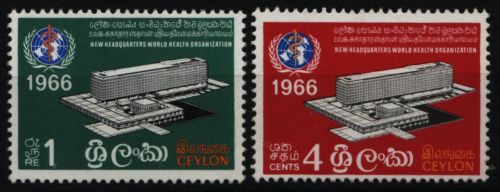 Sri Lanka 1966 - Mi-Nr. 346-347 ** - MNH - WHO