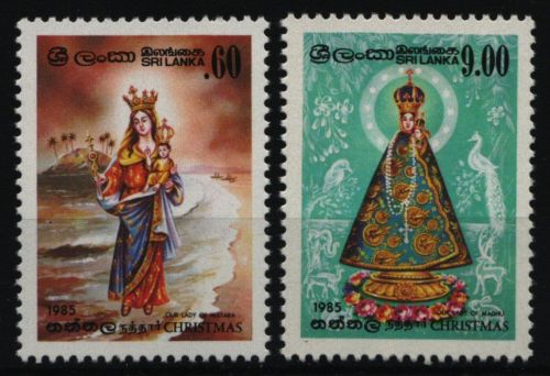Sri Lanka 1985 - Mi-Nr. 719-720 ** - MNH - Weihnachten / X-mas