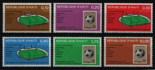 Haiti 1973 - Mi-Nr. 1243-1248 ** - MNH - Fußball / Soccer