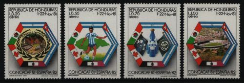 Honduras 1981 - Mi-Nr. 981-984 ** - MNH - Fußball / Soccer