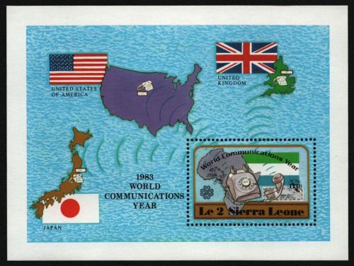Sierra Leone 1983 - Mi-Nr. Block 16 ** - MNH - Weltkommunikationsjahr