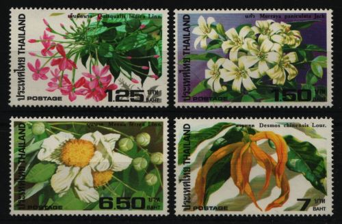 Thailand 1982 - Mi-Nr. 1008-1011 ** - MNH - Blüten / Blossoms