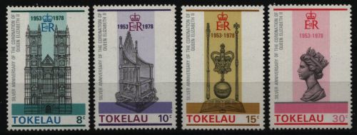 Tokelau 1978 - Mi-Nr. 54-57 ** - MNH - Krönung Queen Elizabeth II