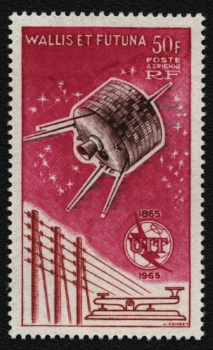 Wallis & Futuna 1965 - Mi-Nr. 207 ** - MNH - ITU - Raumfahrt