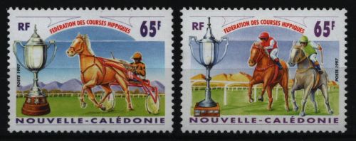 Neukaledonien 1997 - Mi-Nr. 1109-1110 ** - MNH - Pferde / Horses