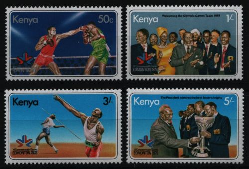 Kenia 1978 - Mi-Nr. 115-118 ** - MNH - Commonwealth-Spiele
