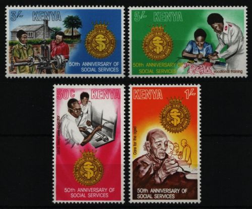 Kenia 1979 - Mi-Nr. 144-147 ** - MNH - Heilsarmee