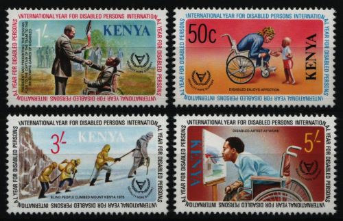 Kenia 1981 - Mi-Nr. 179-182 ** - MNH - Jahr der Behinderten
