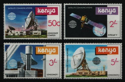 Kenia 1981 - Mi-Nr. 183-186 ** - MNH - Satelliten