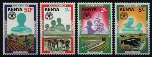 Kenia 1981 - Mi-Nr. 201-204 ** - MNH - Welternährungstag